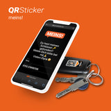 18x Meins! Gegenstände Personalisieren. Aufkleber mit dynamischen QR-Code und kostenloser Handy-App